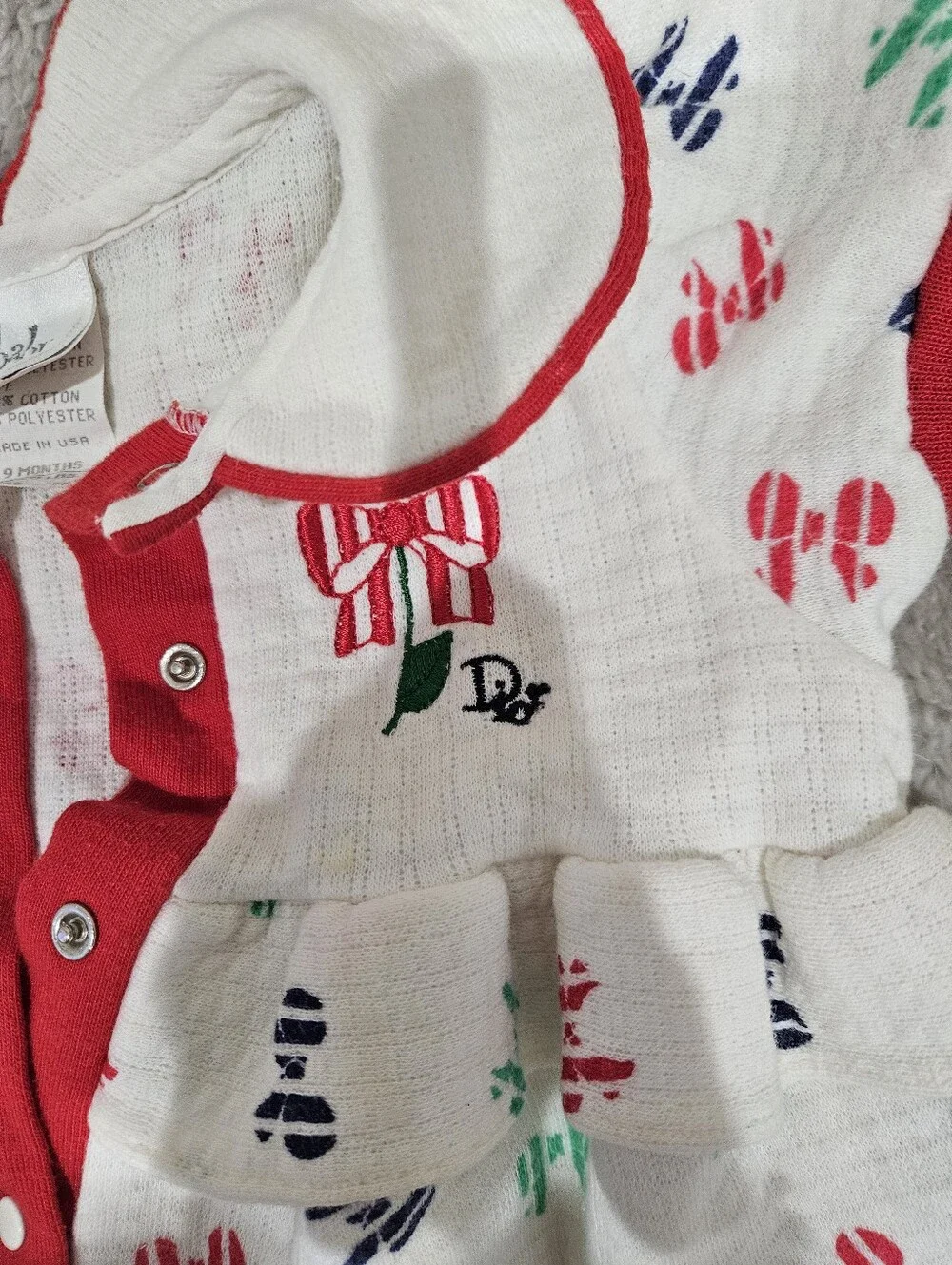 Vintage Baby Dior One-Piece Romper